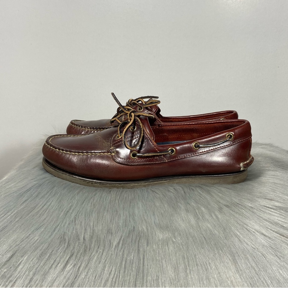 Timberland Men Brown Leather Loafers